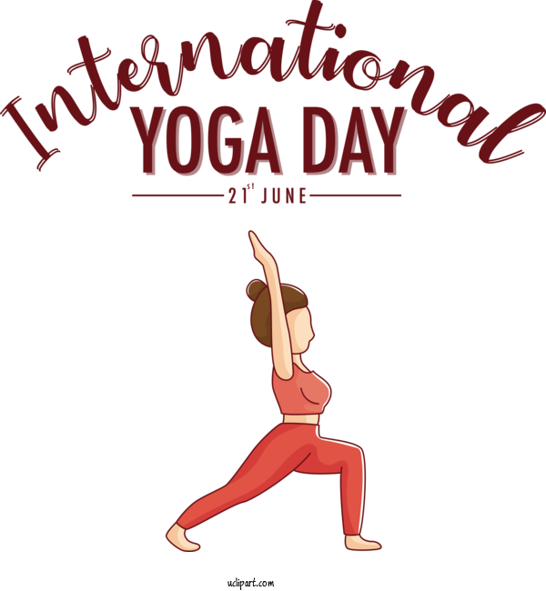 Free Holiday Human Cartoon Logo For Yoga Day Clipart Transparent Background