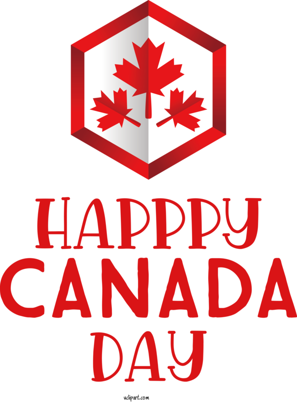 Free Holiday Logo Sign Line For Canada Day Clipart Transparent Background