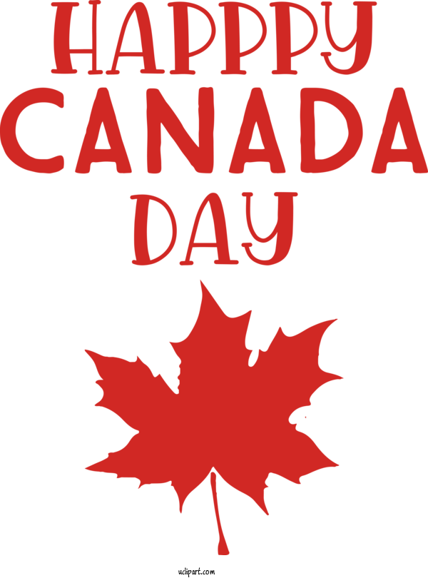 Free Holiday Leaf Tree Maple Leaf For Canada Day Clipart Transparent Background