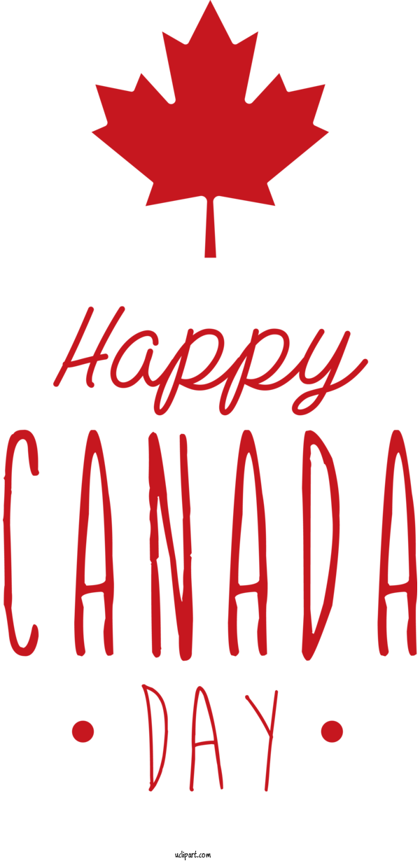 Free Holiday Flower Logo Canada For Canada Day Clipart Transparent Background