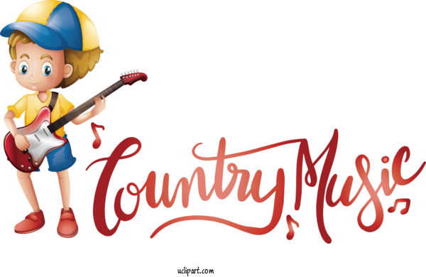 Free Holiday Human Cartoon Logo For Country Music Clipart Transparent Background