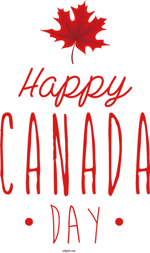 Free Holiday Flower Leaf Petal For Canada Day Clipart Transparent Background