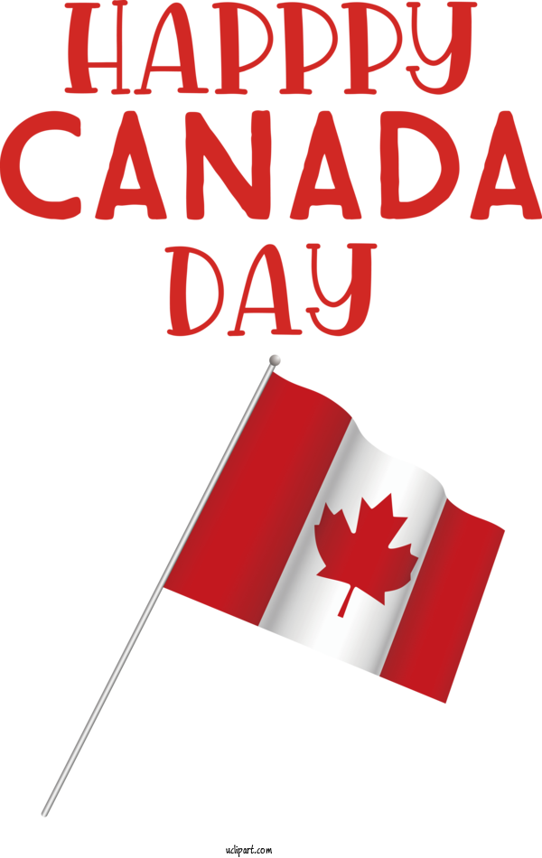 Free Holiday Logo Line Canada For Canada Day Clipart Transparent Background