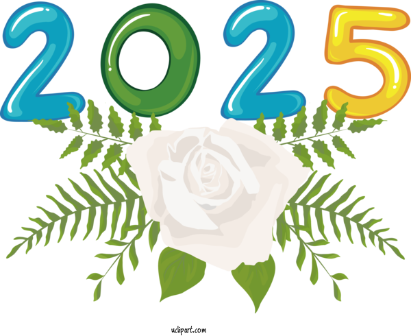 Free New Year Rhode Island School Of Design (RISD) Design Floral Design For 2025 New Year Clipart Transparent Background