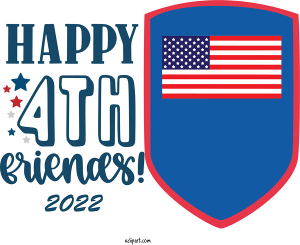 Free US Independence Day Design Logo Create For 4th Of July Clipart Transparent Background