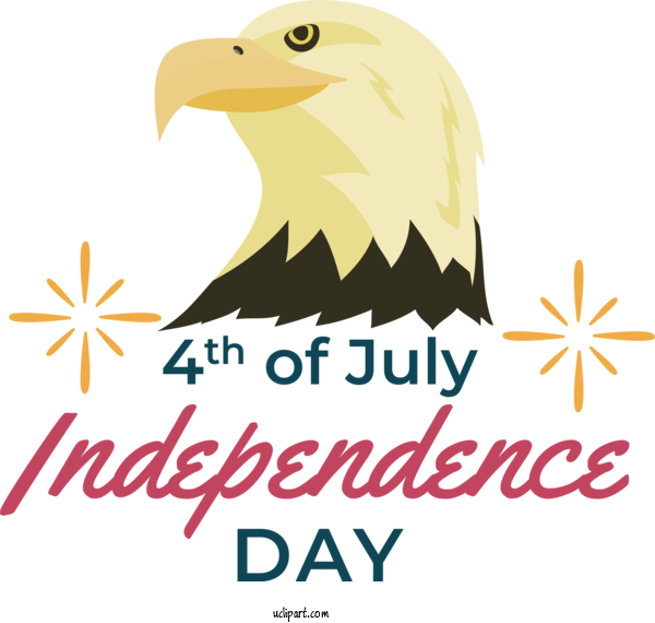 Free US Independence Day Birds Logo Bird Of Prey For 4th Of July Clipart Transparent Background
