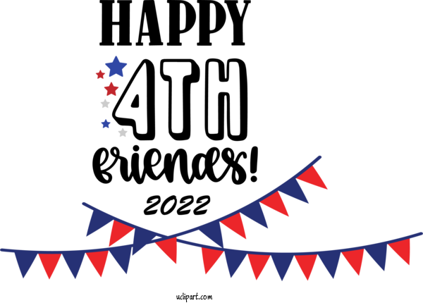 Free US Independence Day Drawing Logo Design For 4th Of July Clipart Transparent Background