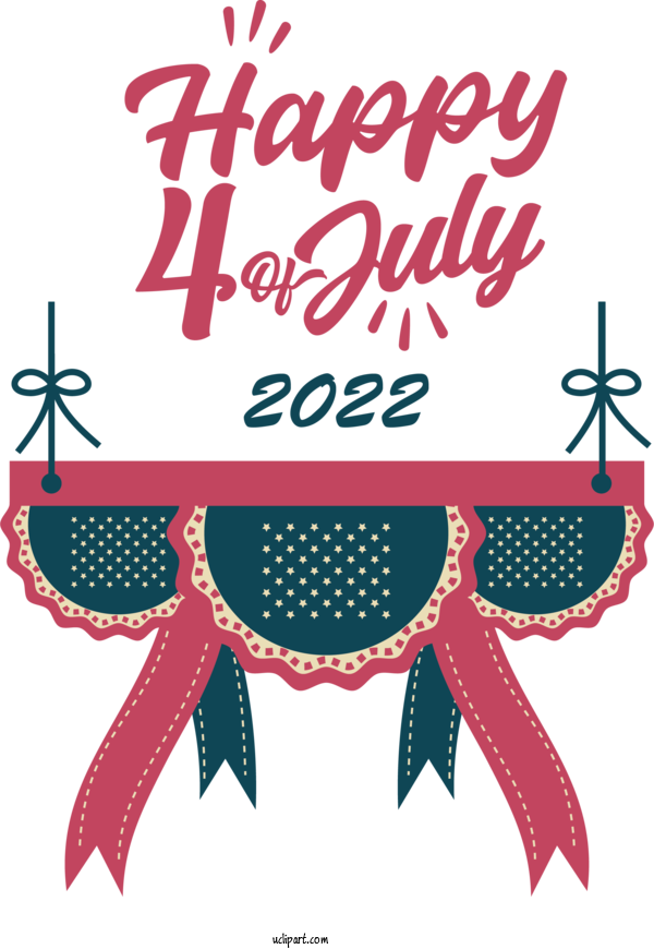 Free US Independence Day Design Logo Line For 4th Of July Clipart Transparent Background