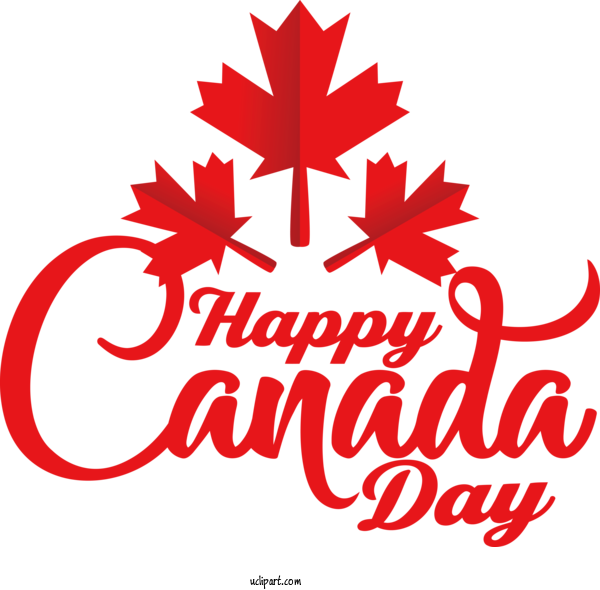 Free Holiday Leaf Christmas Flower For Canada Day Clipart Transparent Background