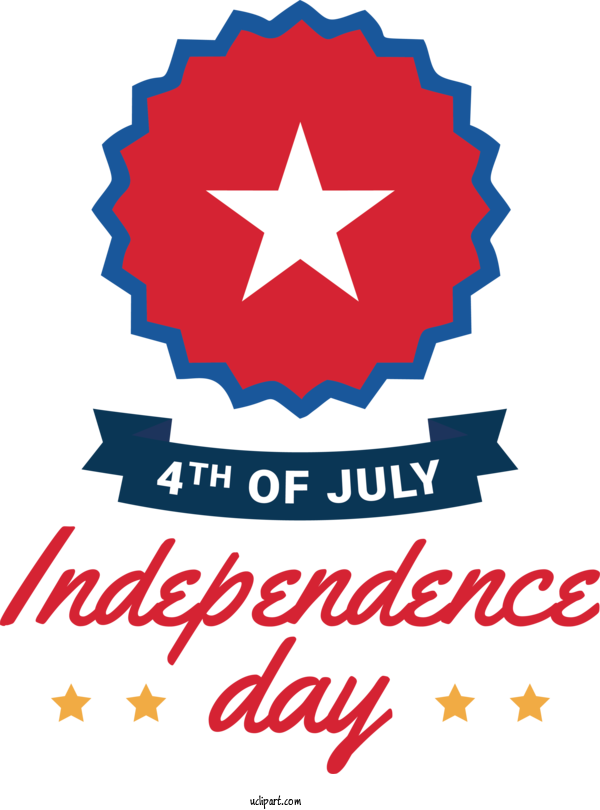Free Independence Day Discounts And Allowances Logo Badge For 4th Of July Clipart Transparent Background
