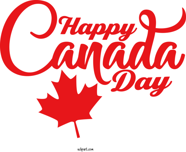 Free Holiday Canada Logo Design For Canada Day Clipart Transparent Background