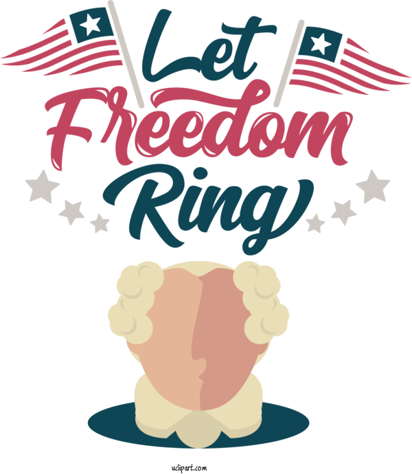 Free Holiday Human Logo Cartoon For Let Freedom Ring Clipart Transparent Background