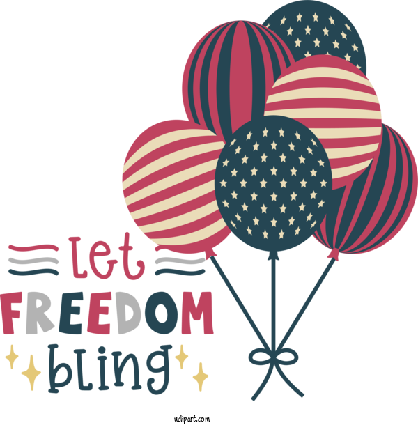 Free Holiday Independence Day Festival Anniversary For Let Freedom Bling Clipart Transparent Background