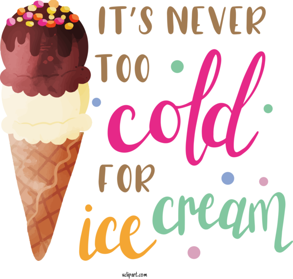 Free Holiday Ice Cream Cone Frozen Yogurt Ice Cream For Ice Cream Day Clipart Transparent Background
