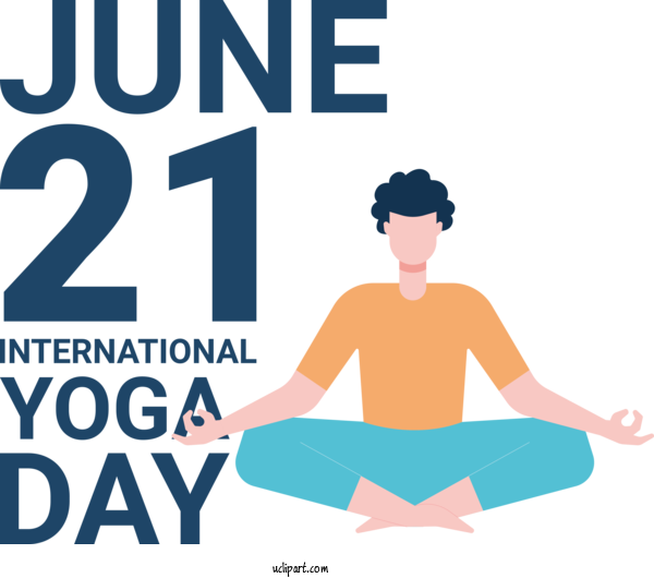 Free Holiday Human Logo Sitting For Yoga Day Clipart Transparent Background