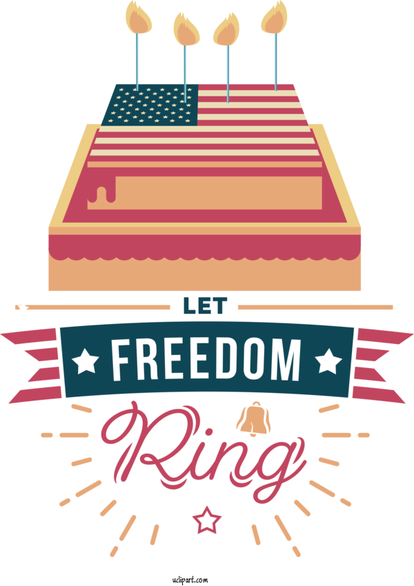 Free Holiday Pixel Art Design Drawing For Let Freedom Ring Clipart Transparent Background