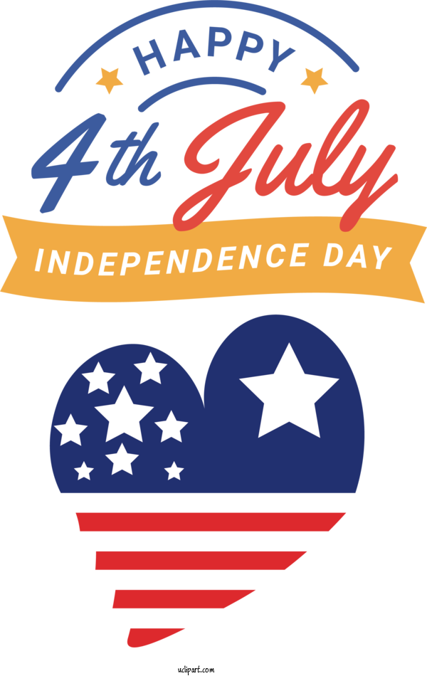 Free Holiday Logo Symbol Sign For 4th Of July Clipart Transparent Background