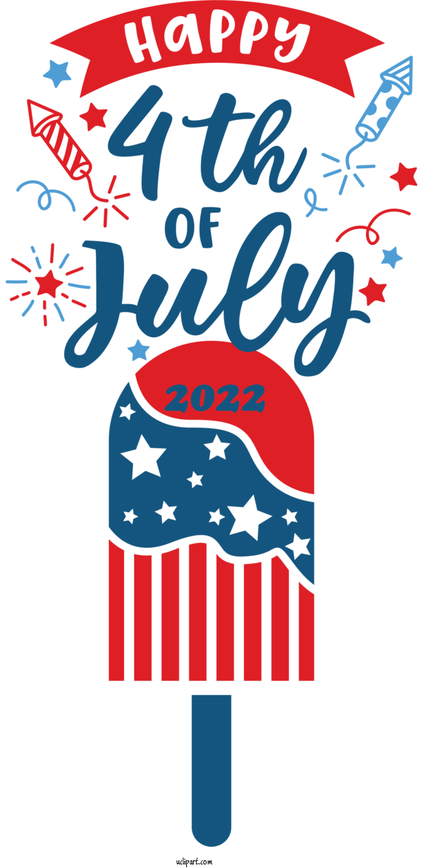 Free Holiday Poster Logo Design For 4th Of July Clipart Transparent Background