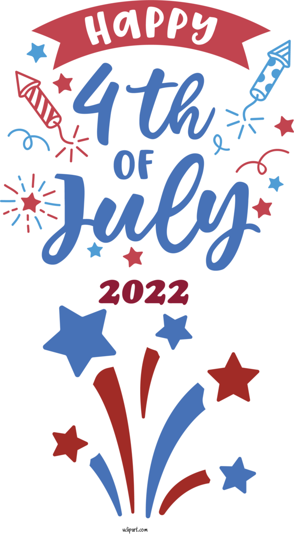 Free Holiday Design Logo Line For 4th Of July Clipart Transparent Background