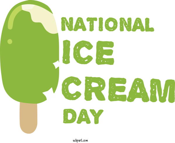 Free Holiday Logo Human Design For Ice Cream Day Clipart Transparent Background