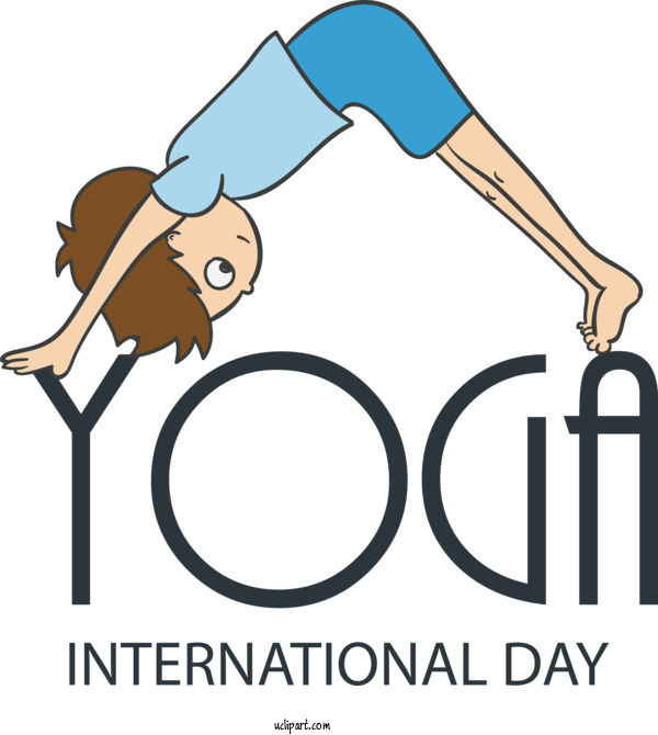 Free Holiday Human  Logo For Yoga Day Clipart Transparent Background