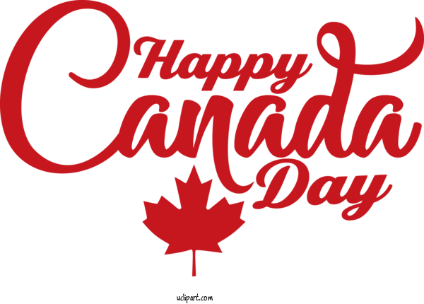 Free Holiday Logo Create Canada For Canada Day Clipart Transparent Background
