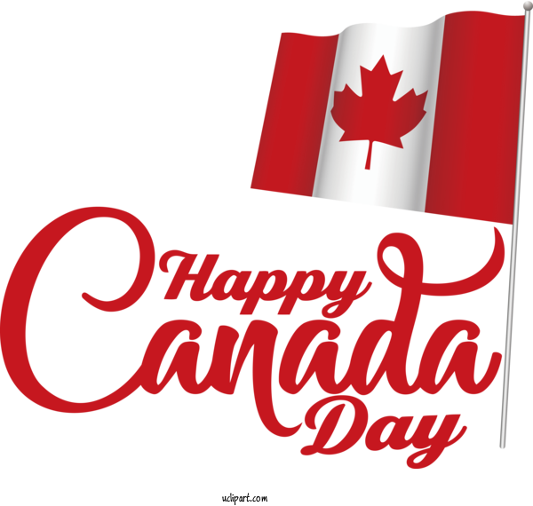 Free Holiday Flor Do Canadá Logo Line For Canada Day Clipart Transparent Background