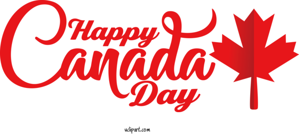 Free Holiday Leaf Logo Line For Canada Day Clipart Transparent Background