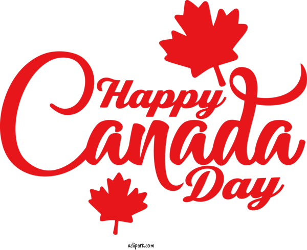 Free Holiday Flower Via Rail For Canada Day Clipart Transparent Background