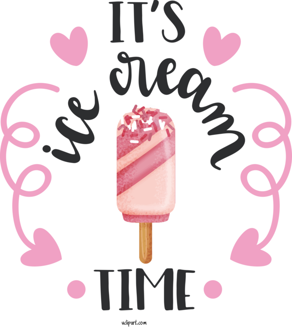 Free Holiday Pink Lips For Ice Cream Day Clipart Transparent Background