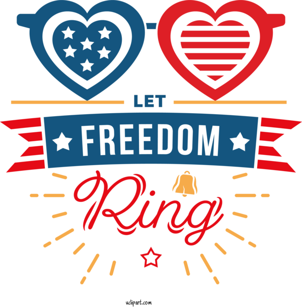 Free Holiday Heart Heart Drawing For Let Freedom Ring Clipart Transparent Background
