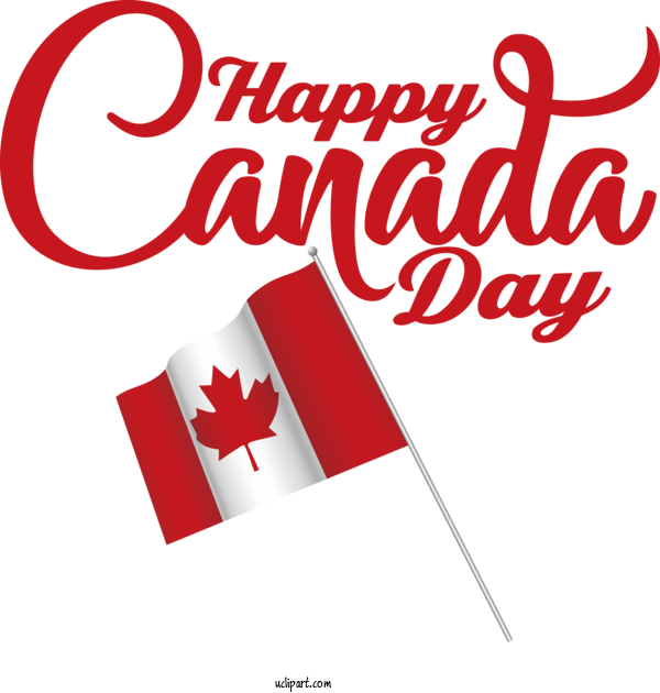 Free Holiday Logo Canada Design For Canada Day Clipart Transparent Background