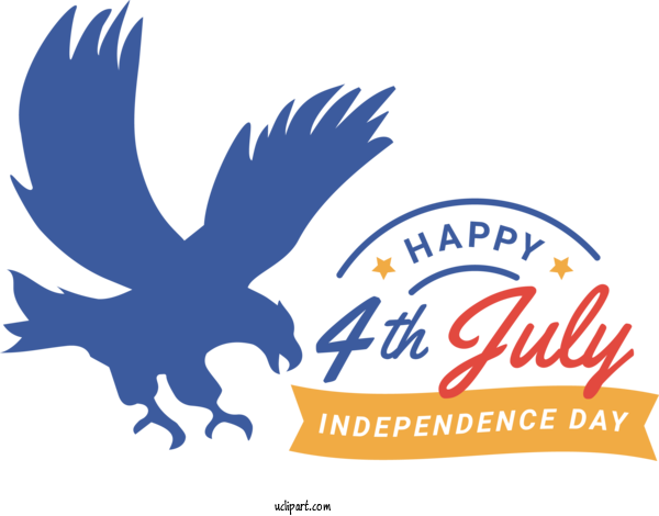 Free Holiday Birds Logo Design For 4th Of July Clipart Transparent Background