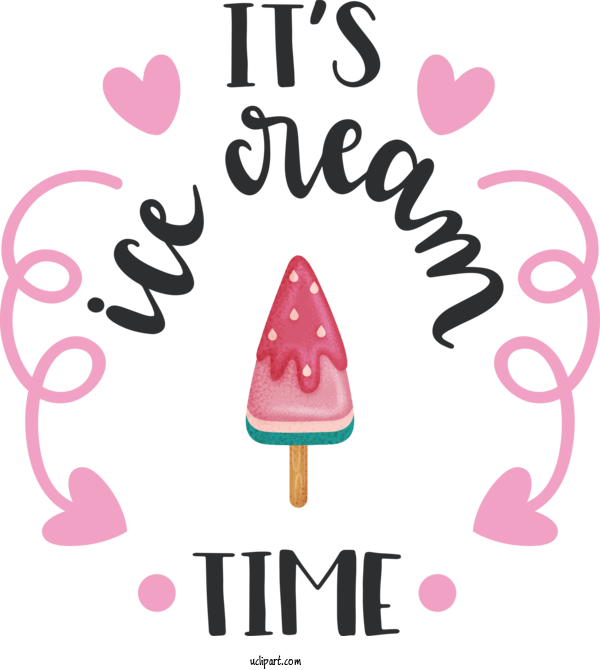 Free Holiday Logo Cartoon Design For Ice Cream Day Clipart Transparent Background