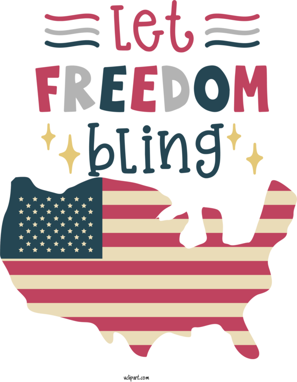 Free Holiday Design Logo Line For Let Freedom Bling Clipart Transparent Background