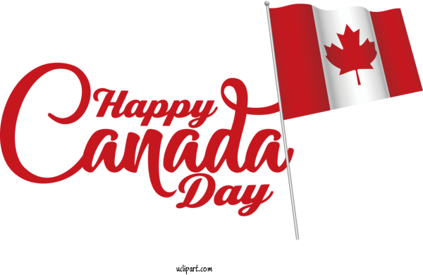 Free Holiday Logo Line Canada For Canada Day Clipart Transparent Background