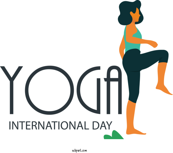 Free Holiday International Day Of Yoga June 21 Yoga For Yoga Day Clipart Transparent Background