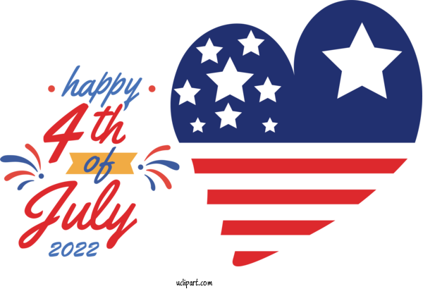Free Independence Day Drawing Design Logo For 4th Of July Clipart Transparent Background