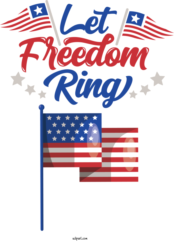 Free Holiday Logo Font Design For Let Freedom Ring Clipart Transparent Background