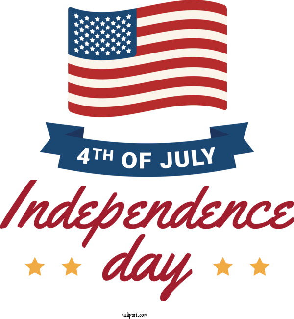 Free Independence Day Logo Design Line For 4th Of July Clipart Transparent Background