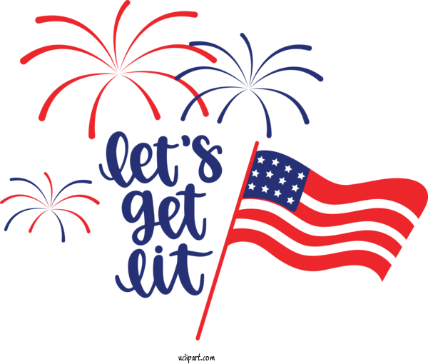 Free Independence Day United States Flag Of The United States Flag For 4th Of July Clipart Transparent Background