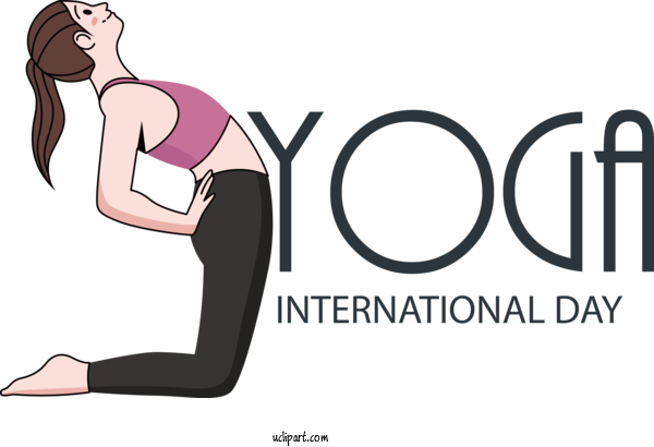 Free Holiday Yoga International Day Of Yoga Sign For Yoga Day Clipart Transparent Background