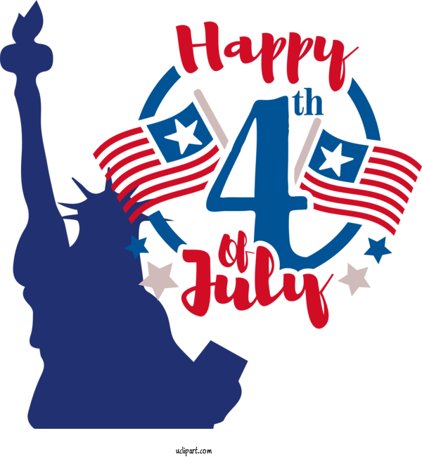 Free Independence Day Logo Human Design For 4th Of July Clipart Transparent Background