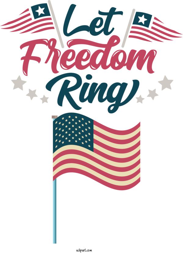 Free Holiday Design Logo Line For Let Freedom Ring Clipart Transparent Background
