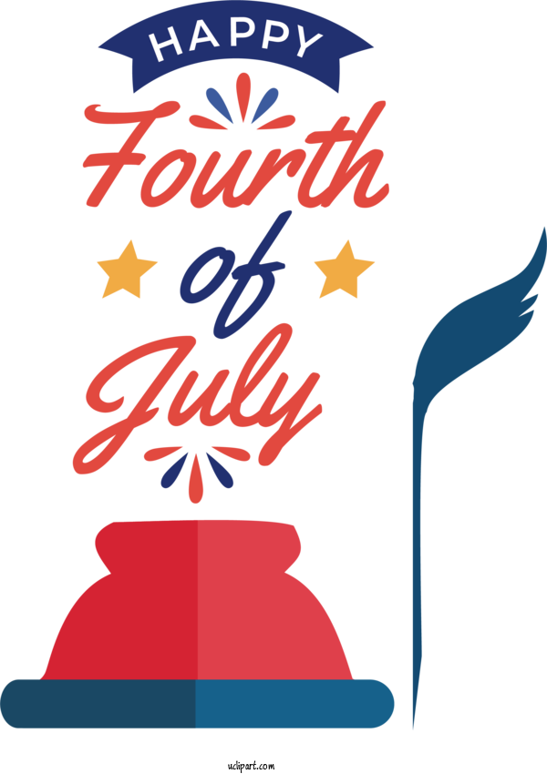 Free Holiday Logo Line Mathematics For 4th Of July Clipart Transparent Background