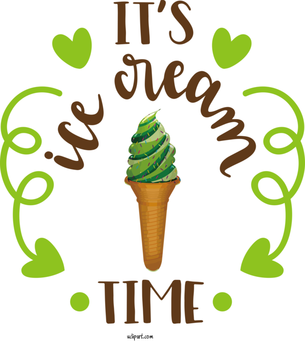Free Holiday Ice Cream Cone Ice Cream Plant For Ice Cream Day Clipart Transparent Background