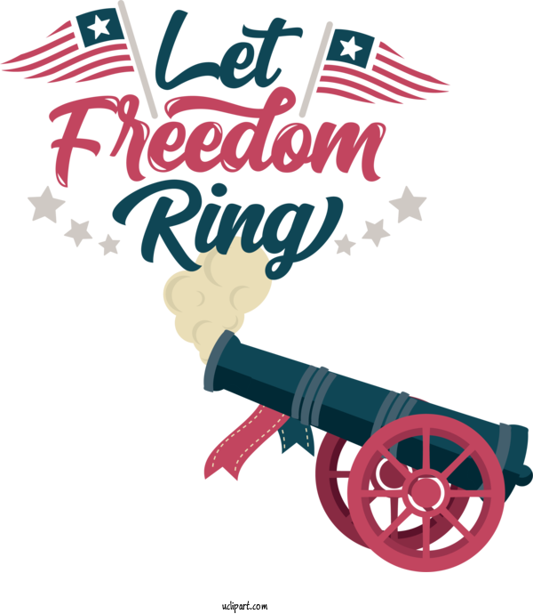 Free Holiday Logo Design Text For Let Freedom Ring Clipart Transparent Background