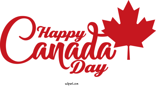 Free Holiday Logo Flower Line For Canada Day Clipart Transparent Background