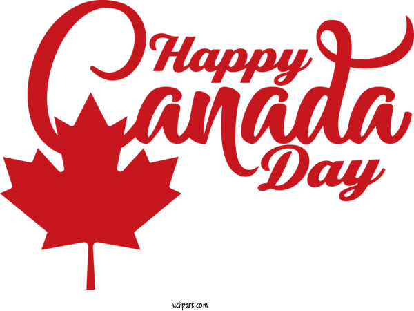 Free Holiday Logo Leaf Design For Canada Day Clipart Transparent Background