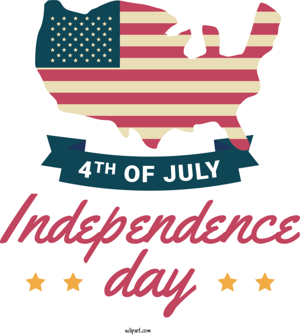 Free Independence Day Drawing Painting Design For 4th Of July Clipart Transparent Background
